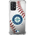 MLB Seattle Mariners Game Ball Galaxy A72 5G Clear Case